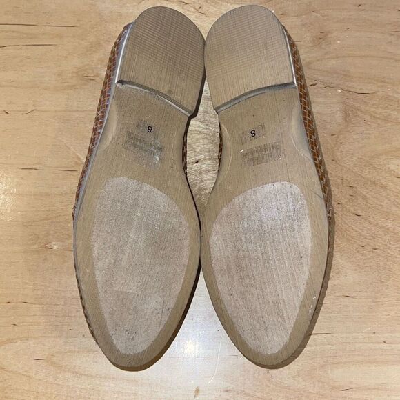 Indigo Rd Womens Basket Woven Harley Slip-on Loafer Flats Brown Size 8 NWOT - Picture 6 of 8